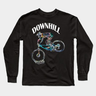 mtb downhill Long Sleeve T-Shirt